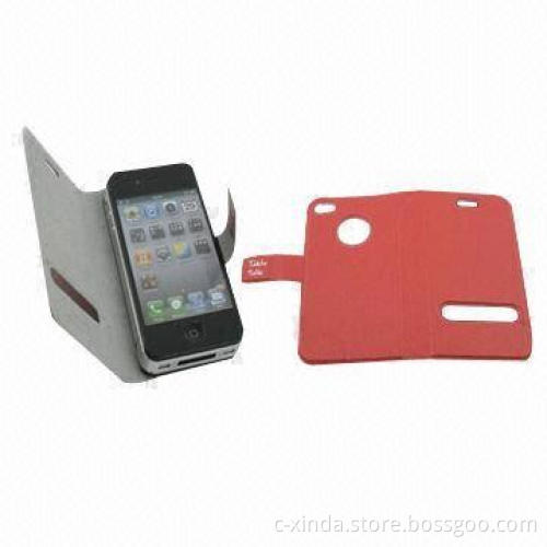Durable Leather Cases for iPhone 4/4S, Various Colors are Available